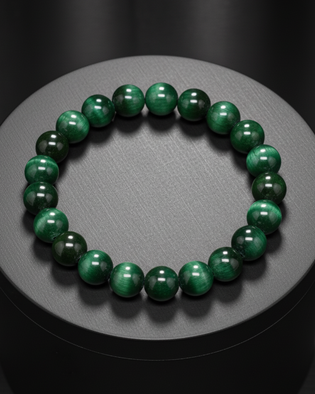 Pulsera Essencial - Ojo de Tigre Verde