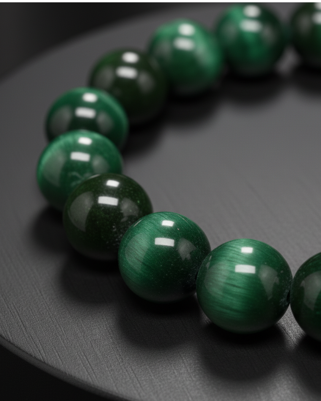 Pulsera Essencial - Ojo de Tigre Verde